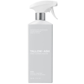 Парфумований спрей-освіжувач для одягу та текстилю Tallow + Ash Fabric Cleansing Perfume Oud, 500 мл